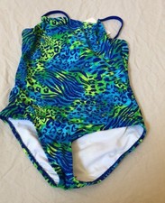 Breaking Waves Blue Animal Kingdom One Piece Swimsuit 12 15