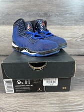 JORDAN SPIKE FORTY BT 807545 405 GAME ROYAL SHOES Baby Kids size 9c blue orange