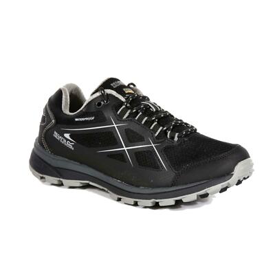 Damen Wanderschuh Wandern Wasserdicht Leicht Kota Gym Trainer Schwarz