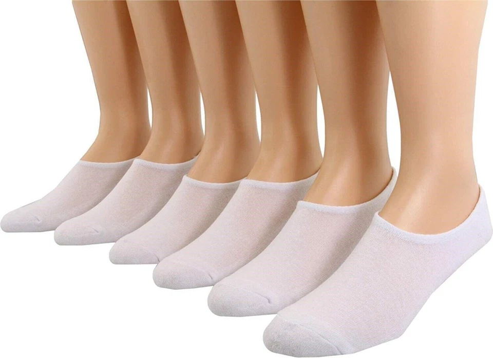 Paquete de 6 pares de calcetines Converse para hombre hechos para mandriles 170023 blancos talla 6-12 Foto 2 de 2