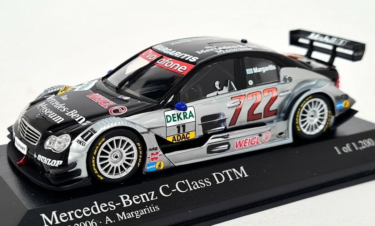 【ミニチャンプス】メルセデスベンツC-Class DTM M.Hakkinen Minichamps 1/43 - Mercedes Benz C-Class DTM 2006 A