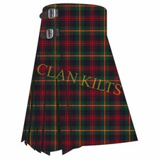 Scottish Traditional Clan Logan Modern Handmade 8-yard Tartan Kilt For Men