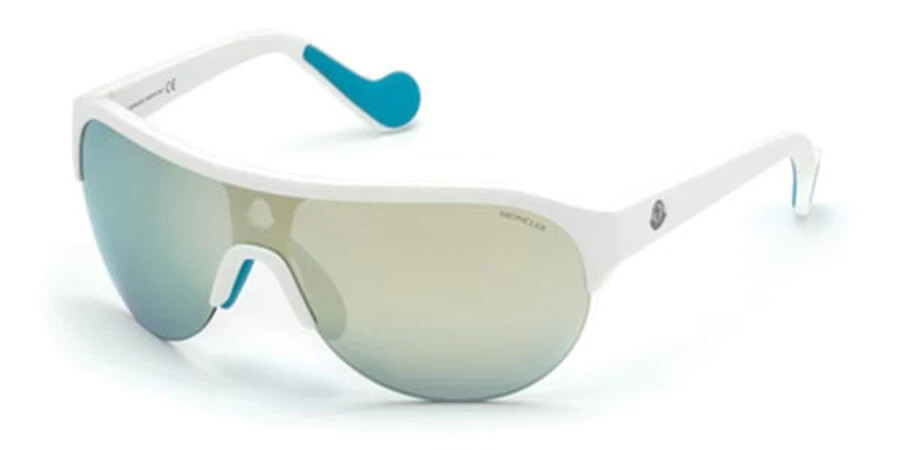 Authentic MONCLER ML0049 21C White w/Gray and Blue Mono Lens  display picture 2