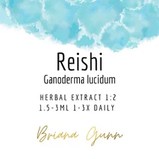Reishi Mushroom (Ganoderma lucidum) liquid herbal extract