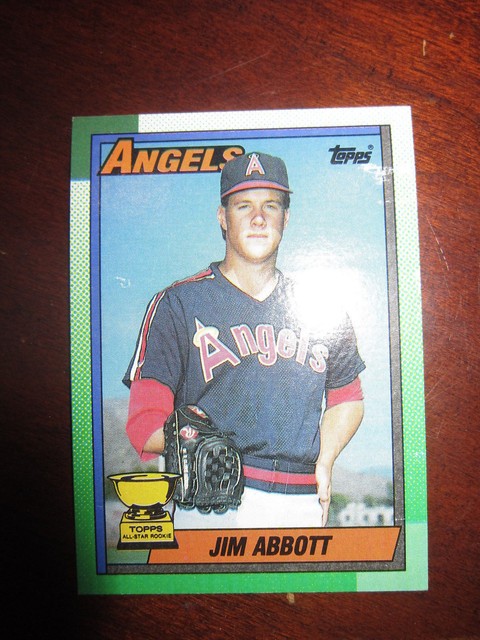 Lot Of 800 Baseball Cards same One Jim Abbott 1990 Topps 675 Brick 