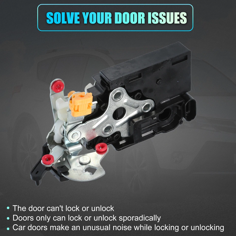 Actuador de bloqueo de pestillo de puerta delantera derecha personalizado único para GMC Savana 3500 1996-2022 Foto 4 de 4