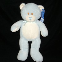 Toys R Us 12 Blue White My First Teddy Bear Plush Stuffed With Tag Toys R Us 12 Blue White My First Teddy Bear Plush Stuffed With Tag