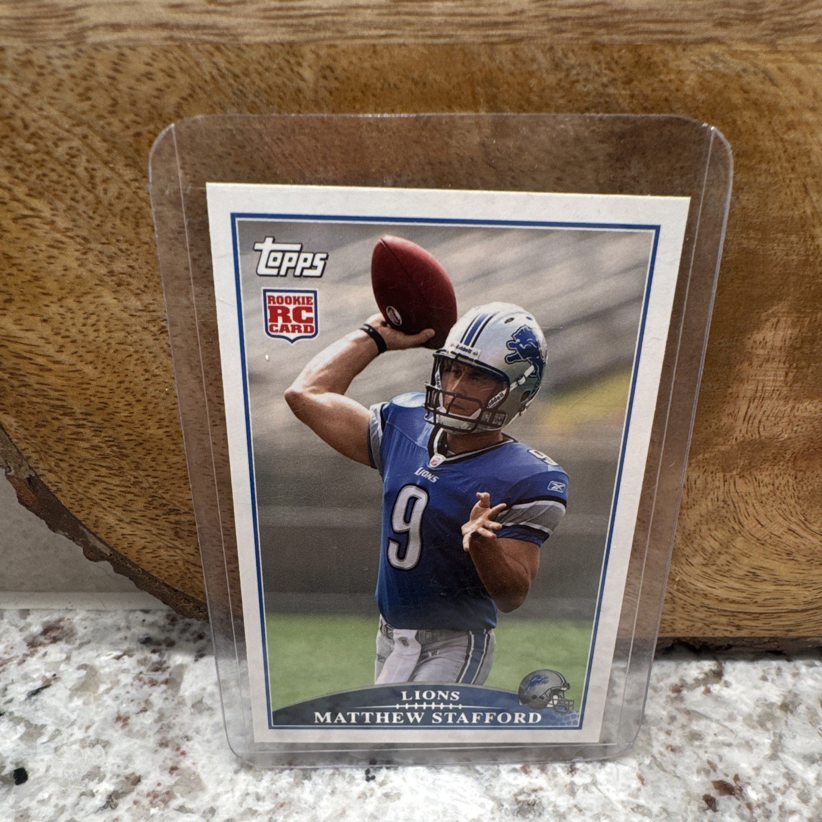 Matthew Stafford Topps #430 Two Hands on Ball