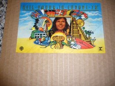 RARE VINTAGE STICKER - NEIL YOUNG IN EUROPE 76 -  FROM THE JOHN PEEL COLLECTION