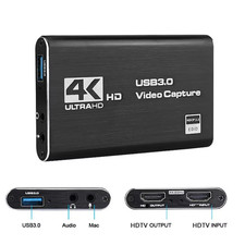 4K HDMI to USB 3.0 Video Capture Card 1080P 60fps Game Recorder for OBS Live