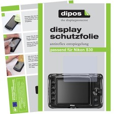 2x Screen Protector for Nikon Coolpix S30 Anti-Glare Screen Protector