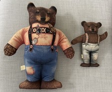 Toy Works Goldilocks And The Three Bears Includes Papa Bear 14   Baby Bear 8.5  