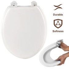 Heavy Duty Toilet Seat Quick Release U Shape Soft Close Release Top Fixing Hinge