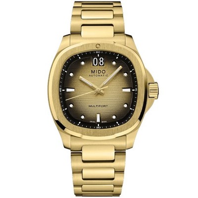 Mido Multifort TV Big Date 40mm Champagne Dial Men's Watch M0495263302100