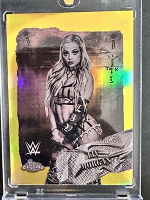 2025 Topps Chrome WWE X Cactus Jack Liv Morgan 17/50 GOLD Rodeo Rebels #RDR-6