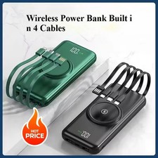 9000000mAh Wireless Power Bank Portable Fast Charger External Battery Backup New