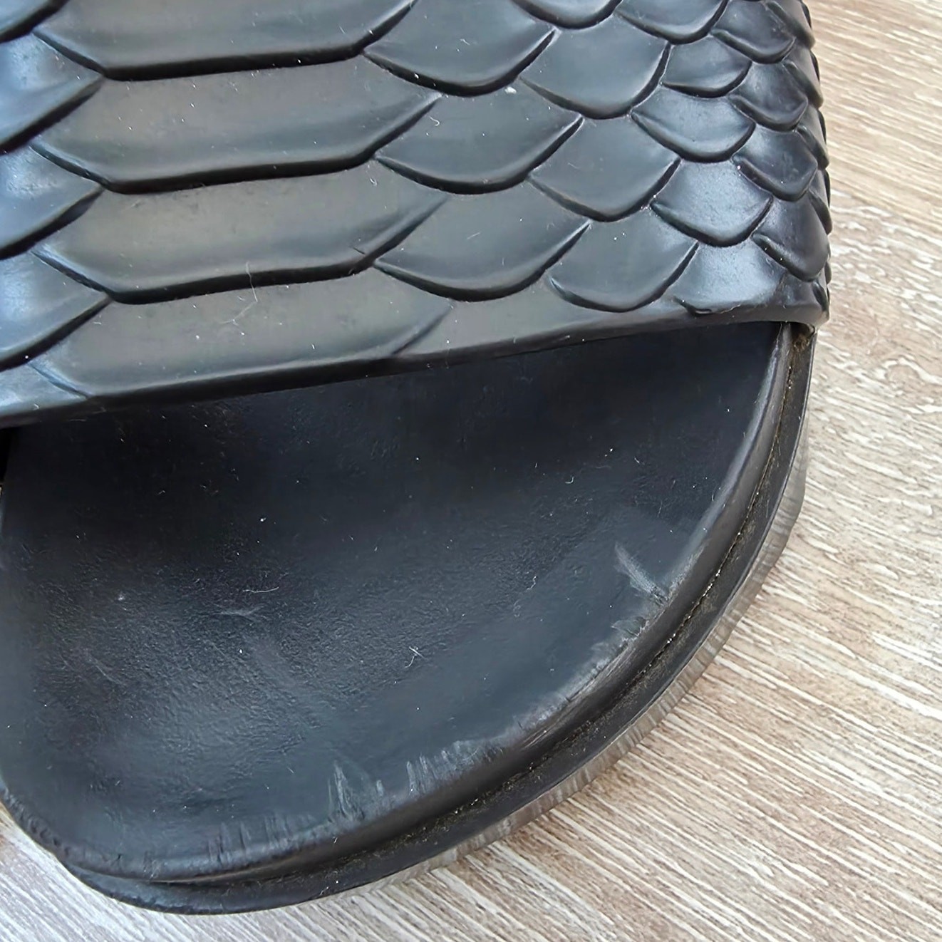 Melissa Baja East Cosmic Python Embossed Platform… - image 4