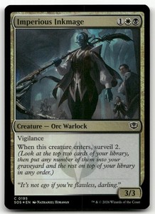 Imperious Inkmage 195/444 Foil Common Strixhaven: School of Mages