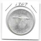 1967 PL CANADIAN SILVER DOLLAR (VERY NICE)