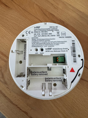 1 Stück eQ-3 Homematic  Rauchmelder HM-Sec-SD
