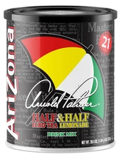 Arizona Arnold Palmer Half & Half Powder Drink Mix 20.4oz Canister 12 Pack