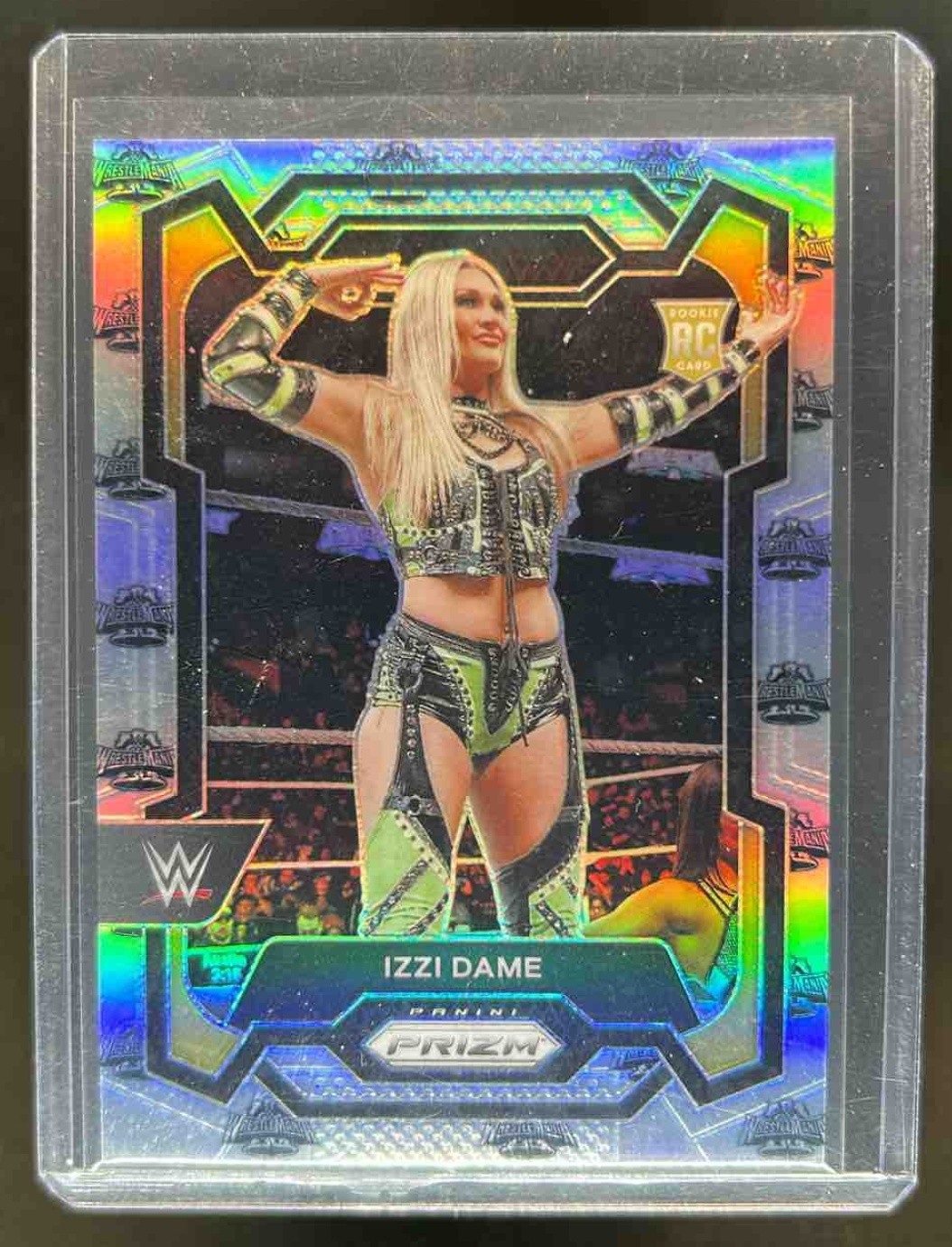 2024 Prizm WWE Izzi Dame RC WrestleMania Prizms Rookie #19/40