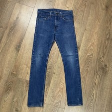 Levi's 510 Jeans Mens 32 Waist Skinny Fit 32W 30L Blue Denim Stretch Red Tab