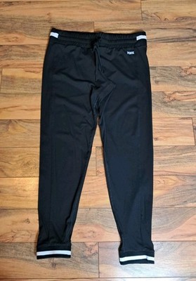 PINK Victorias Secret Womens Ultimate Jogger Pants Tapered Size L Black  