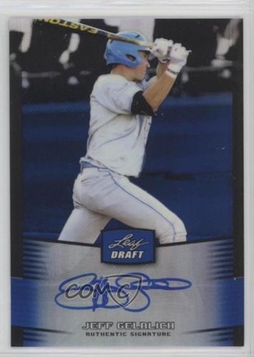 2012 Leaf Metal Draft Blue 7/25 Jeff Gelalich #BA-JG2 Auto 0v9