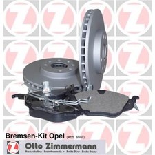 Zimmermann Bremsscheiben + Beläge hinten für Opel Astra G