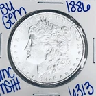 1886 BU UNCIRCULATED MORGAN SILVER DOLLAR AUTHENTIC U.S. MINT FREE SHIPPING 6313