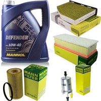 Mann Inspektionspaket 5L Mannol Defender 10W-40 FüR Vw Golf V 2.0 Gti Audi Tt
