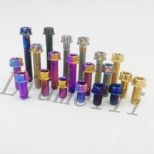 1X M6X10/15/20/25/30/35/40mm Torx Head Super Light Flange Bolt Motorcycle Screw