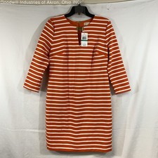 NWT Michael Kors Orange Women's 3/4 Sleeve Shift Dress, Sz. L