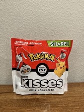 Hershey's Kisses Pokemon Special Milk Chocolate Candy Foils Share Pack 10.1 oz