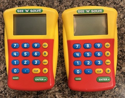 Educational Insights See N Solve Calculators-2 Math Learning Tool Tested Works