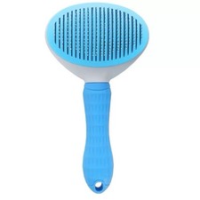 Self - Cleaning Pet Grooming Brush For Dogs And Cats, Blue