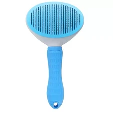 Self - Cleaning Pet Grooming Brush For Dogs And Cats, Blue