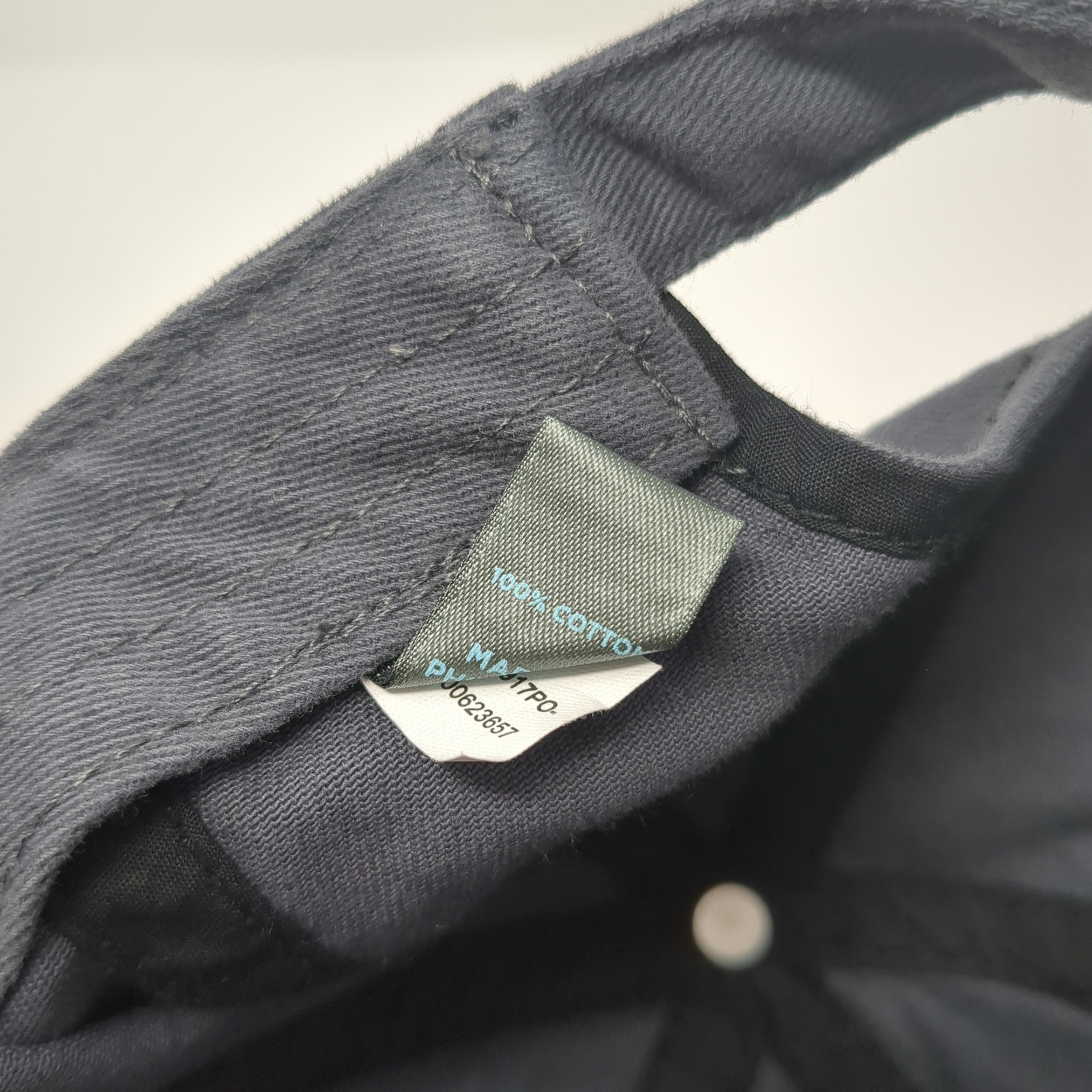 District Slideback Hat Gray One Size Embroidered … - image 8