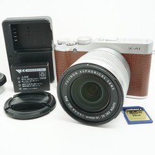 Fujifilm X-A1 16.3MP Mirrorless Digital Camera 16-50mm Lens Brown from Japan
