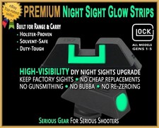 Glock Night Sight Upgrade Diy Premium Glw G17 G19 G19x G20 G21 G22 G23 G26 G48