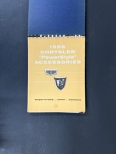 Ultra Rare 1956 Chrysler Powerstyle Accessories Dealer Catalog Ultra Rare 1956 Chrysler Powerstyle Accessories Dealer Catalog