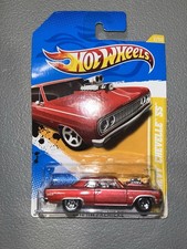 2012 Hot Wheels #2 New Models 2/50 '64 CHEVY CHEVELLE SS Red w/Chrome 5 Spokes