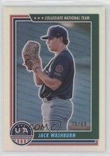 2022 Panini USA Baseball Stars & Stripes Holo Blue 38/60 Jack Washburn #37 uk2