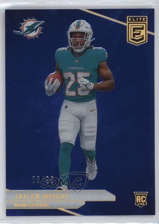 2024 Panini Donruss Elite Rookies Blue 8/99 Jaylen Wright #114 Rookie RC 0tk0
