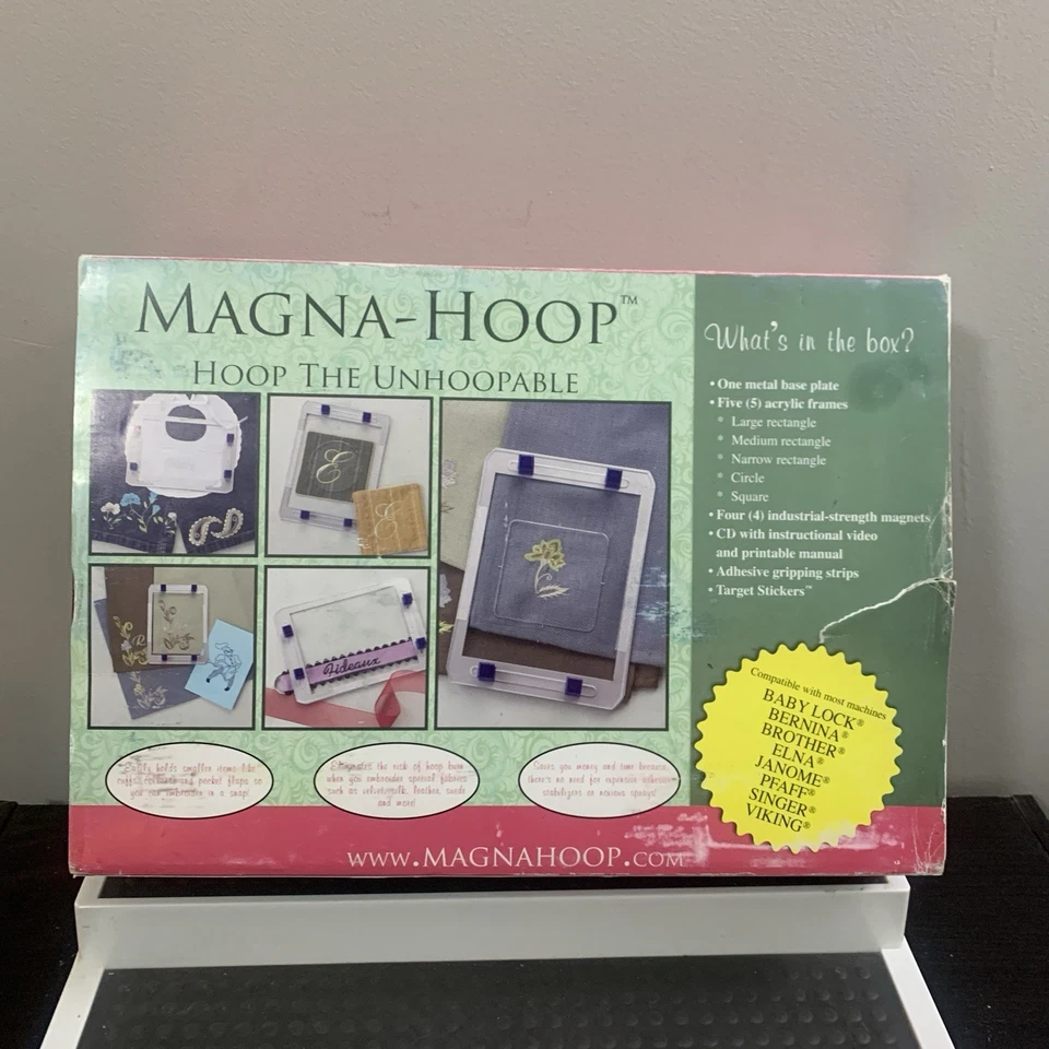 Magna Hoop Machine Embroidery Complete For Brother Singer Viking Bernina Pfaff++ - Image 3 of 4