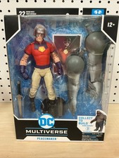McFarlane Toys DC Multiverse Suicide Squad PEACEMAKER 7  BAF KING SHARK