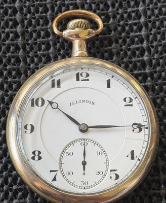 1917 Illinois Texas Special 604 16s 17j model 7 Dueber 20yr GF Case Runs