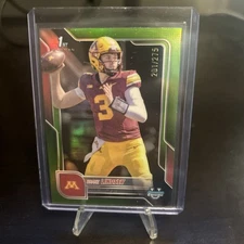 Drake Lindsey 2025 Bowman Chrome U Lime Green Refractor 201/275 #96, Minnesota