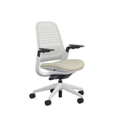 New Steelcase Series 1 Office Desk Chair Seagull Frame SandStone SoftNext Fabric